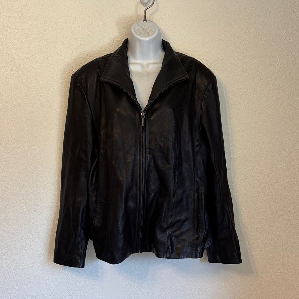 Nine West Leather Jacket XXL